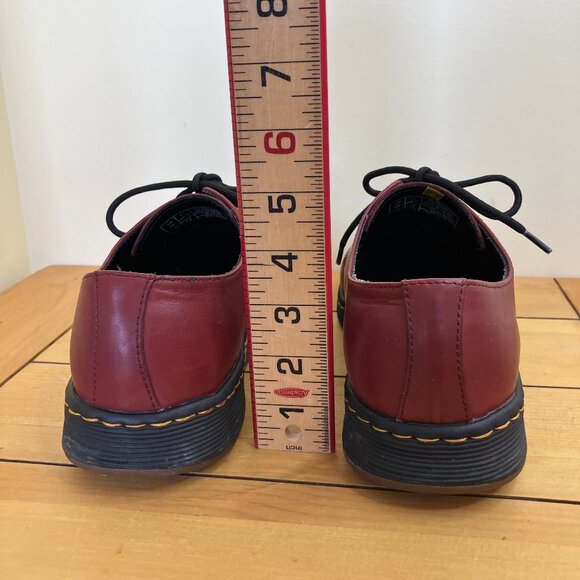 Dr Martens Cavendish Oxford Lace Up Shoes Cherry Red SoftWair Men 11 Ladies 12 - Picture 5 of 10